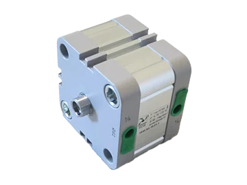 Die Kurzhubzylinder unseres Produktprogramms werden in Durchmessern Ø12 bis Ø63mm gefertigt. Ihr Temperaturbereich liegt bei -30 °C bis +150 °C, je nach eingesetzer Dichtungen. Mögliche Einsatzfelder sind: Bearbeitung, Verpackung und Handling.