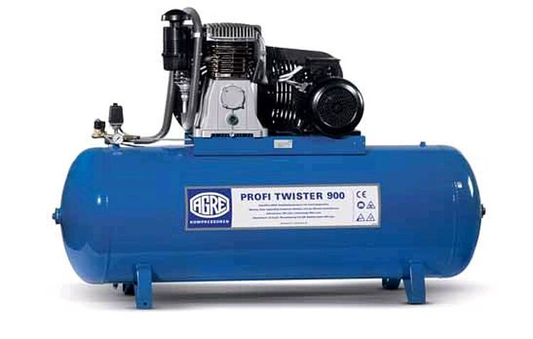 Aggregat auf liegendem Behälter ohne Schalldämbox