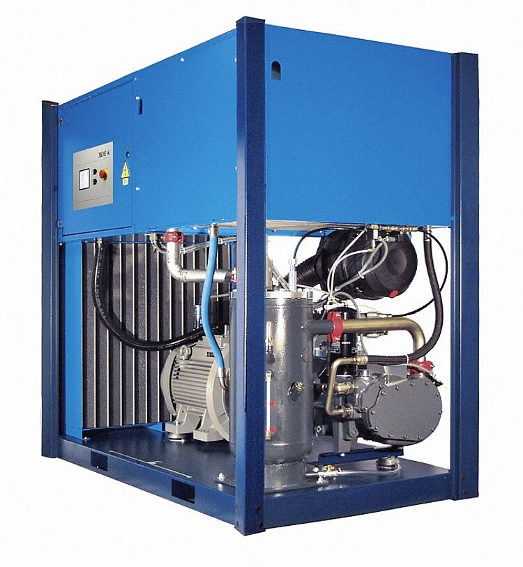 Schraubenkompressor L80 geöffnet