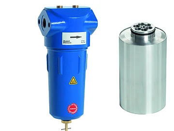 Im Kartuschenfilter sind die Filterelemente in einer Kartusche wodurch diese schnell und bedienungsfreundlich ausgetauscht werden können. Dadurch ist dieser Filter sehr flexibel.