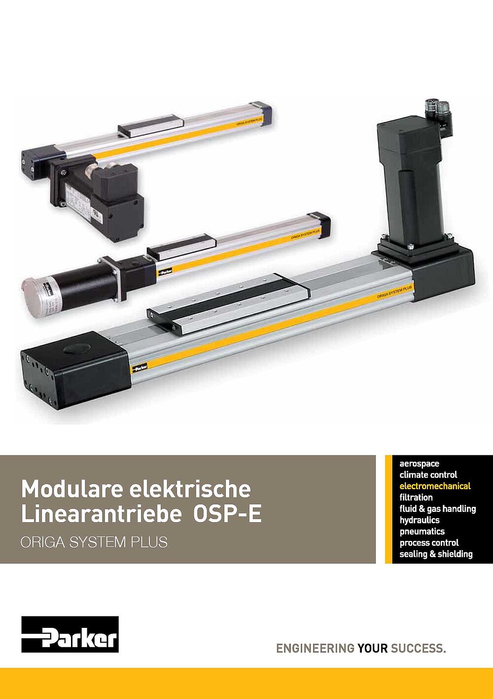 Parker OSP-E - Modulare elektrische Linearantriebe