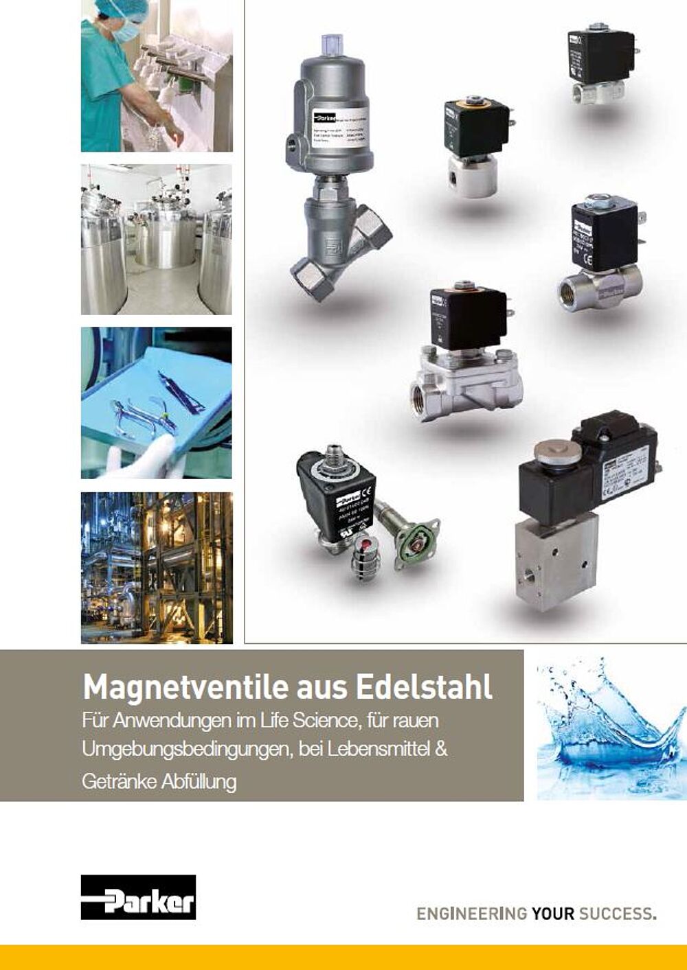 Parker Edelstahl Magnetventile