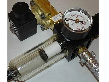 Bildergalerie unserer Komponenten, die in der Drucklufttechnik, Pneumatik, Flüssigkeitstechnik und Kompressoren überwiegend zu finden sind