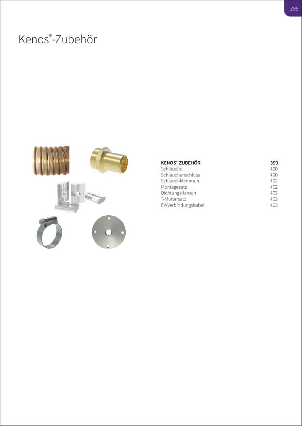 PIAB KENOS Zubehör / Katalog Seite 399-403