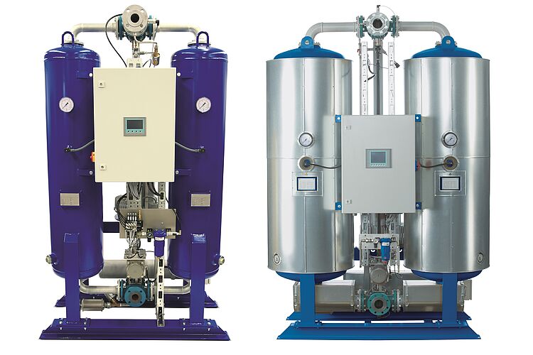 Adsorptionstrockner TSTW-V / TSTW-VG warmregeneriert (Gleich- oder Gegenstromverfahren)