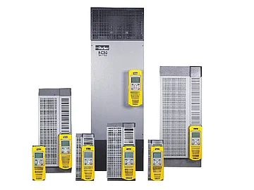 Der AC30V Frequenzumrichter wurde entwickelt, um dem Anwender die bestmögliche Motorsteuerung für allgemeine Open-loop Industrieanwendungen bis 450 kW zu bieten. Viele Kommunikations- und E/A Optionen sind separat erhältlich.