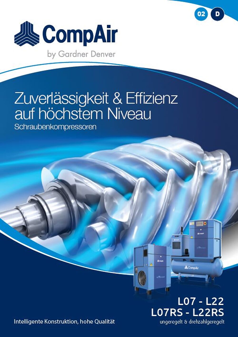 CompAir Schraubenkompressoren Serie L07-L22 (RS)